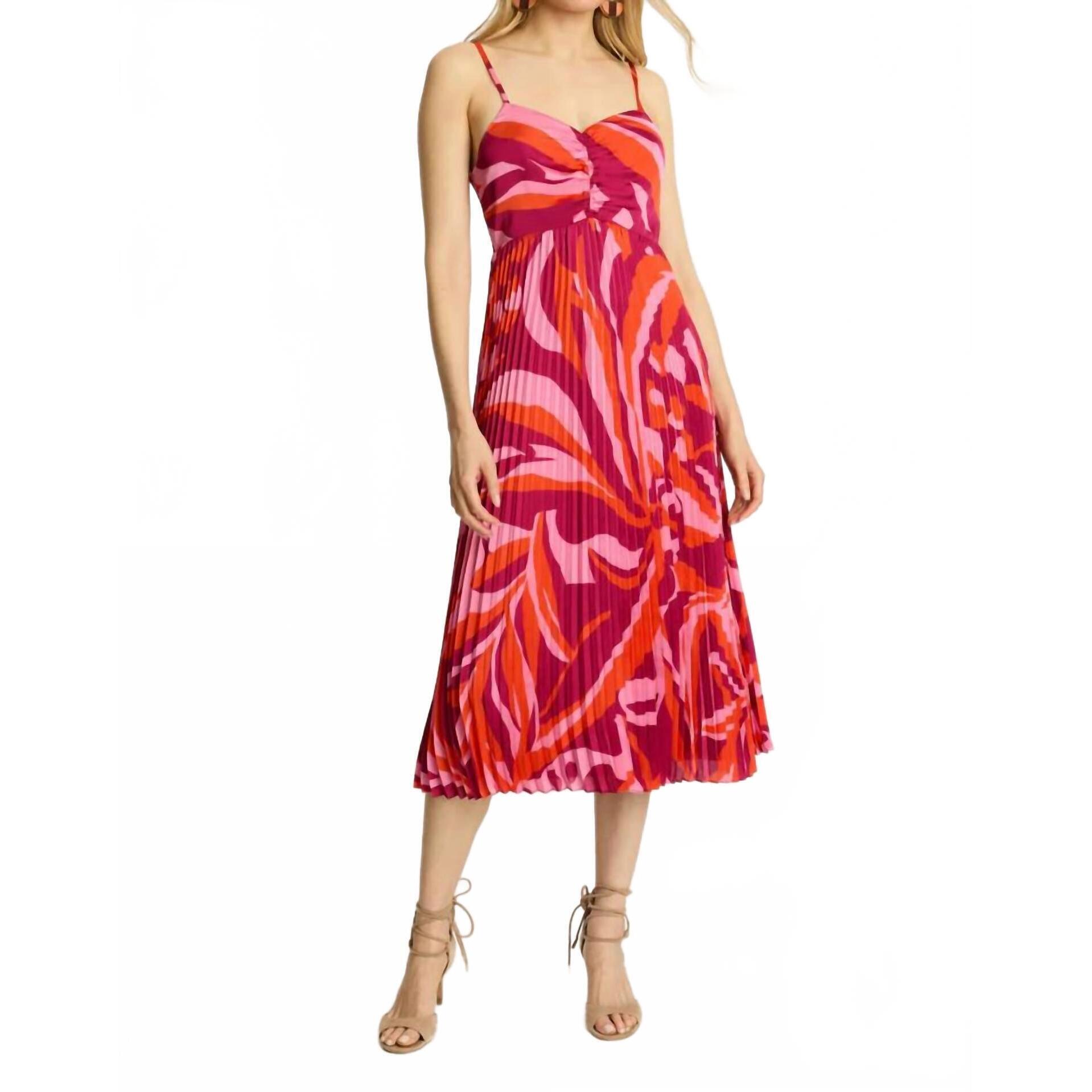 New Caballero Donna Dress In African Sunset